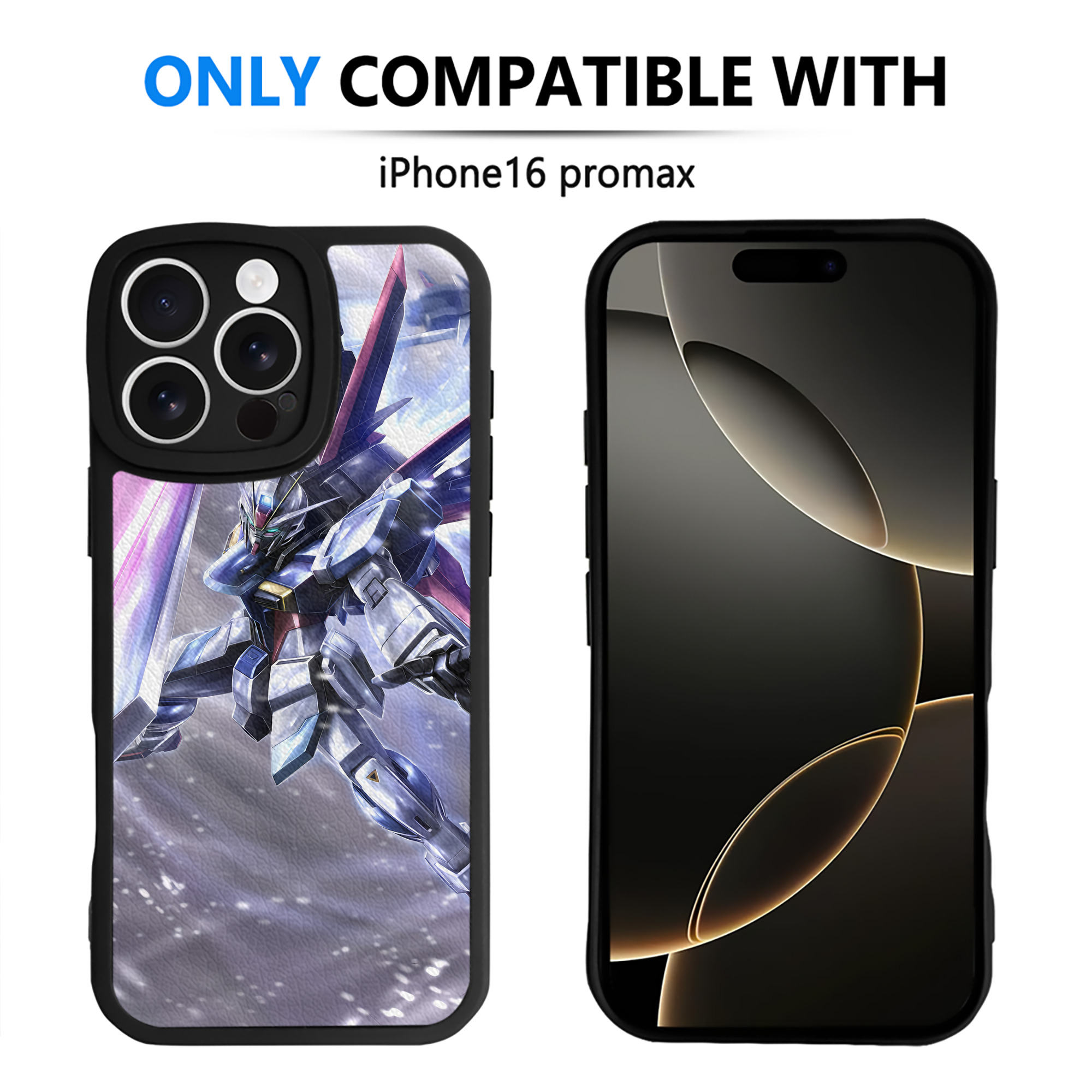 （画像用） 機動戦士ガンダム Mobile Suit Gundam 【iPhone 16シリーズ対応】シリコンスマホケース（レザー調） 材質：シリコン